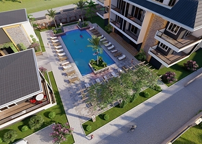 فرصة حقيقة لامتلاك منزل العطلات - تصميم مميز -قريب من البحر -بالتقسيط - في افسلار / الانيا 