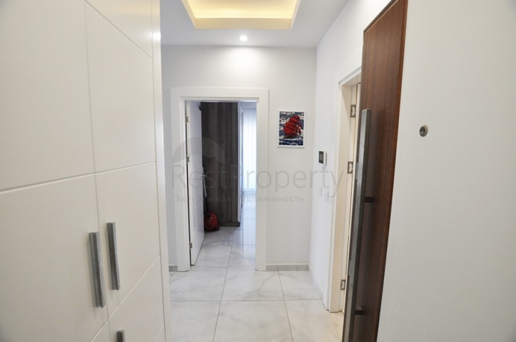 ضمن مجمع فاخر - قريب من البحر - شقة غرفة وصالة مفروشة - في مهوتلار / الانيا 