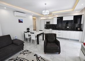 ضمن مجمع فاخر - قريب من البحر - شقة غرفة وصالة مفروشة - في مهوتلار / الانيا 