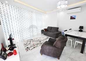 ضمن مجمع فاخر - قريب من البحر - شقة غرفة وصالة مفروشة - في مهوتلار / الانيا 