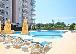 اطلالة بحر - شقة واسعة من تصميم 1+2 - في مهموتلار / الانيا 