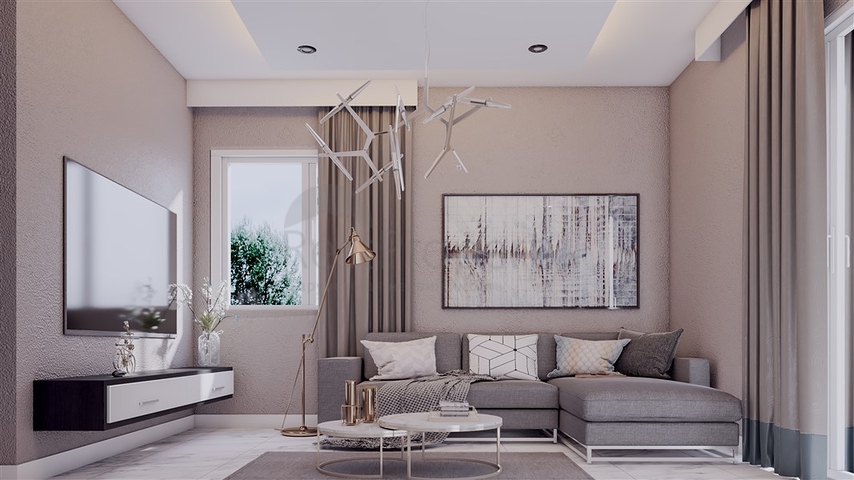 تملك منزل بسعر منافس - مجمع قيد الانشاء -قريب من البحر - في مهموتلار / الانيا