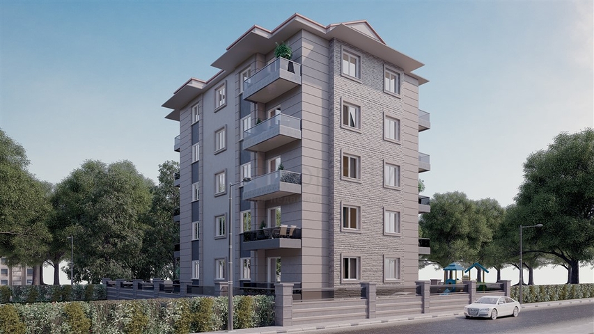 تملك منزل بسعر منافس - مجمع قيد الانشاء -قريب من البحر - في مهموتلار / الانيا