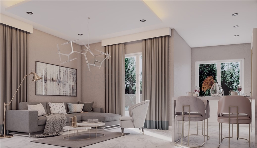 تملك منزل بسعر منافس - مجمع قيد الانشاء -قريب من البحر - في مهموتلار / الانيا