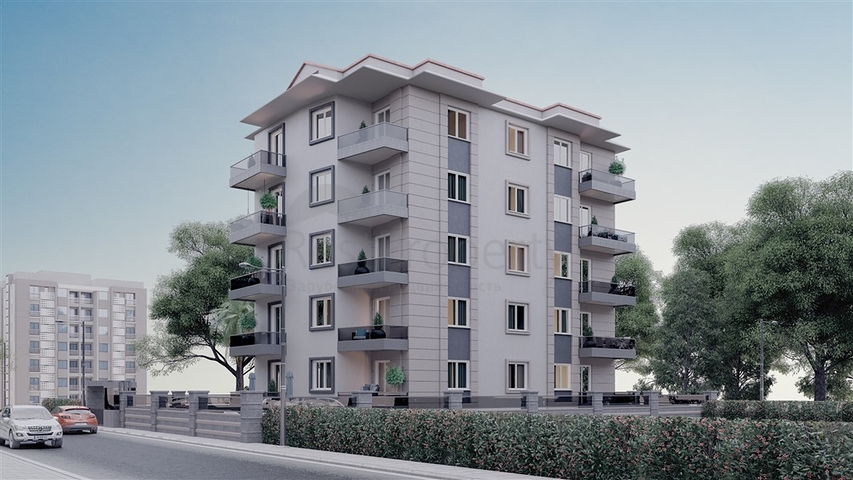 تملك منزل بسعر منافس - مجمع قيد الانشاء -قريب من البحر - في مهموتلار / الانيا