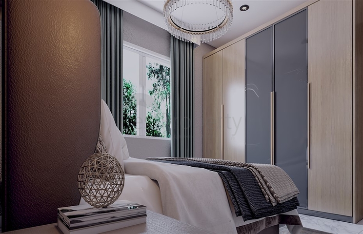 تملك منزل بسعر منافس - مجمع قيد الانشاء -قريب من البحر - في مهموتلار / الانيا