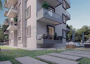 تملك منزل بسعر منافس - مجمع قيد الانشاء -قريب من البحر - في مهموتلار / الانيا