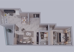 تملك منزل بسعر منافس - مجمع قيد الانشاء -قريب من البحر - في مهموتلار / الانيا