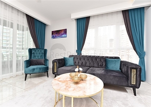 شقة غرفة وصالة - واسعة نسبيا - مفروشة وضمن مجمع حديث - في مهموتلار / الانيا 