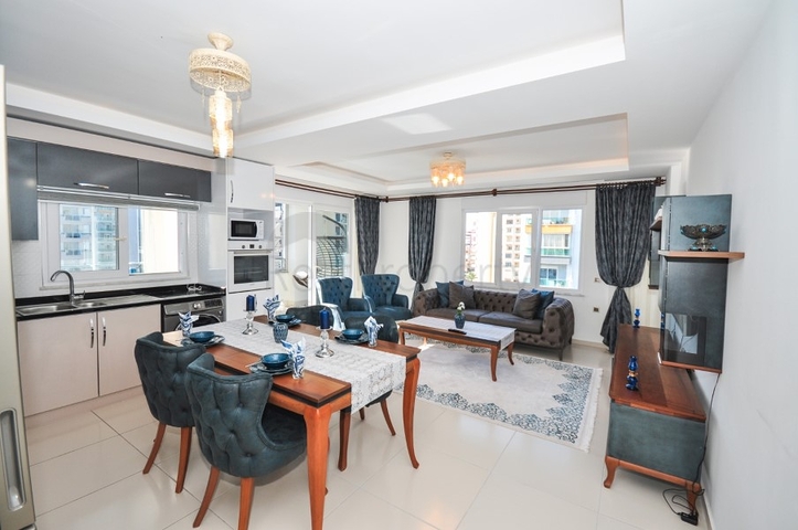 شقة ضمن مجمع يضم كافة الخدمات - تصميم 1+2 - في مهموتلار / الانيا 