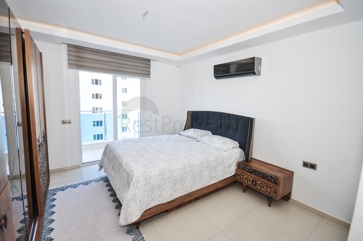 شقة ضمن مجمع يضم كافة الخدمات - تصميم 1+2 - في مهموتلار / الانيا 