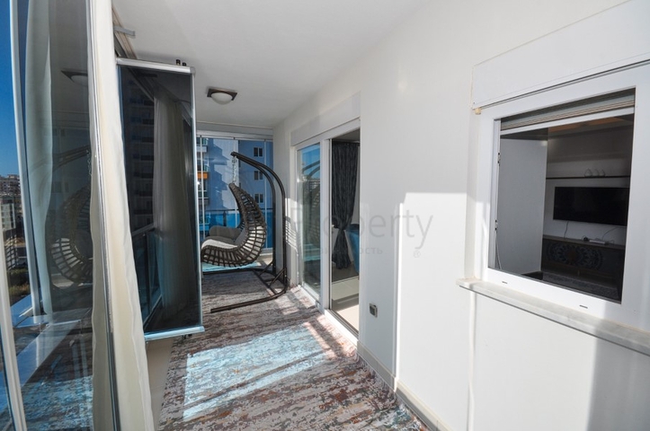 شقة ضمن مجمع يضم كافة الخدمات - تصميم 1+2 - في مهموتلار / الانيا 