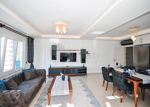 شقة ضمن مجمع يضم كافة الخدمات - تصميم 1+2 - في مهموتلار / الانيا 