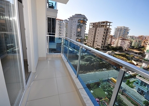 شقة ضمن مجمع يضم كافة الخدمات - تصميم 1+2 - في مهموتلار / الانيا 