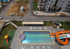 ضمن مجمع فاخر - شقة غرفة وصالة - في مهموتلار / الانيا 