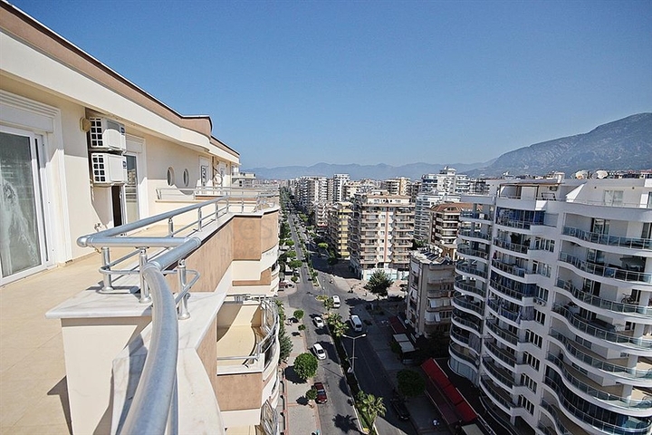 اطلالة بحر - دوبلكس 4 غرف وصالة - في مهموتلار / الانيا 