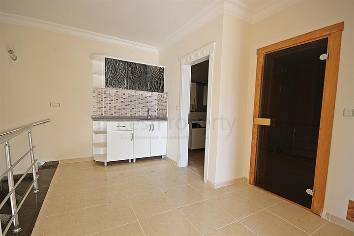 اطلالة بحر - دوبلكس 4 غرف وصالة - في مهموتلار / الانيا 