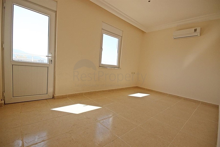 اطلالة بحر - دوبلكس 4 غرف وصالة - في مهموتلار / الانيا 