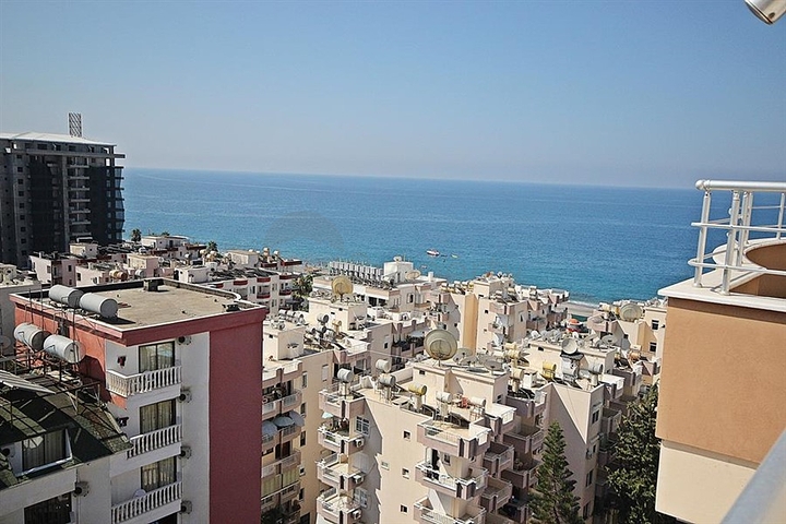 اطلالة بحر - دوبلكس 4 غرف وصالة - في مهموتلار / الانيا 