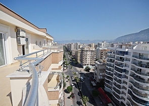 اطلالة بحر - دوبلكس 4 غرف وصالة - في مهموتلار / الانيا 