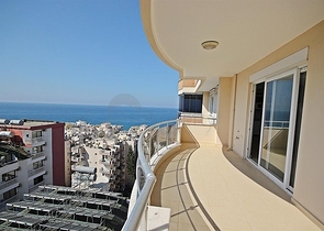 اطلالة بحر - دوبلكس 4 غرف وصالة - في مهموتلار / الانيا 