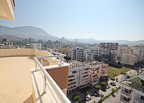 اطلالة بحر - دوبلكس 4 غرف وصالة - في مهموتلار / الانيا 