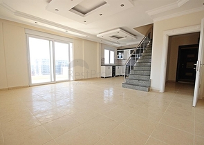 اطلالة بحر - دوبلكس 4 غرف وصالة - في مهموتلار / الانيا 