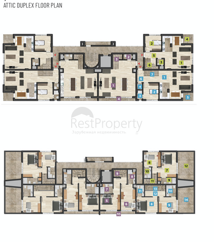 تاون هاوس 2 + 1 و 3 + 1 في جوزيلوبا لارا