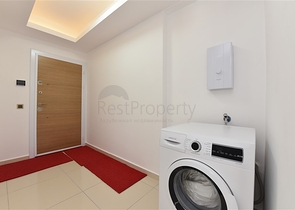 طابق مرتفع - اطلالة جبلية رائعة - شقة 1+1 - ضمن مجمع يضم كافة الخدمات - مهموتلار / الانيا 