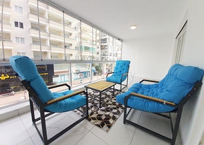 شقة غرفة وصالة -واسعة نسبيا / 83 م / - ضمن مجمع - في مهموتلار / الانيا 