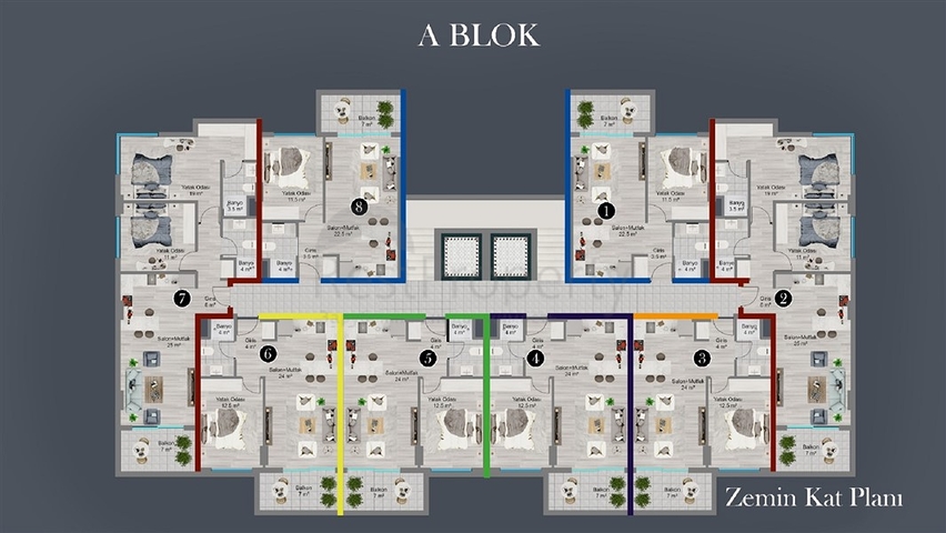 بالاقساط 24 شهرا - شقق ضمن مجمع قيد الانشاء في اوبا / الانيا 