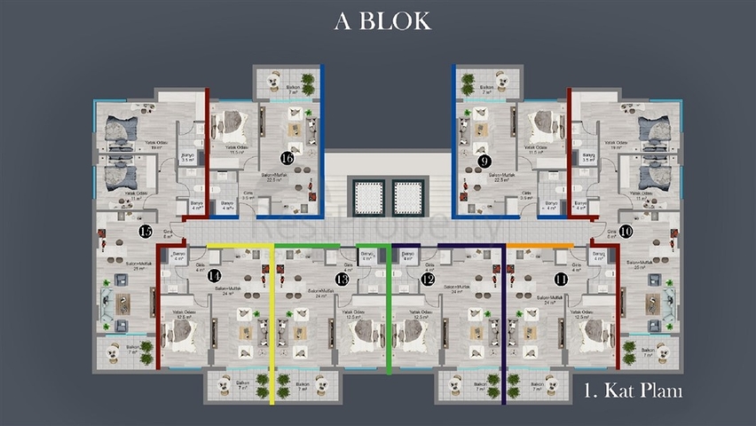 بالاقساط 24 شهرا - شقق ضمن مجمع قيد الانشاء في اوبا / الانيا 