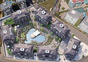 بالاقساط 24 شهرا - شقق ضمن مجمع قيد الانشاء في اوبا / الانيا 