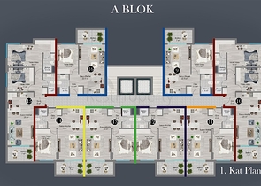 بالاقساط 24 شهرا - شقق ضمن مجمع قيد الانشاء في اوبا / الانيا 