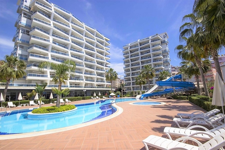 ضمن مجمع فاخر يضم كافة الخدمات -شقة غرفة وصالة - مفروشة - في منطقة جيكجلي / الانيا 