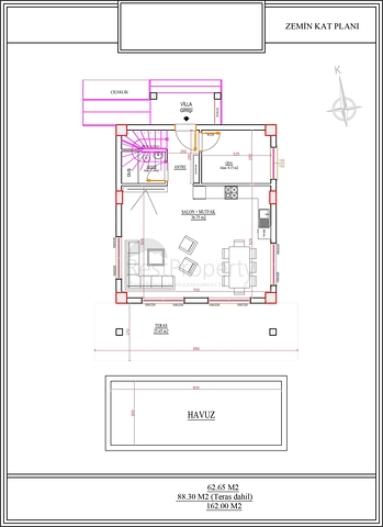 مشروع استثماري لفيلات من 4 غرف نوم في وسط بيليك