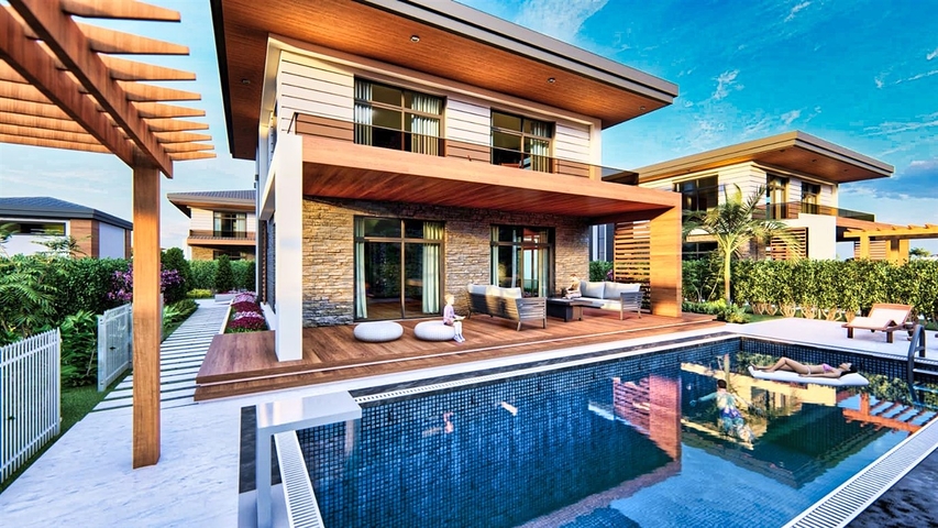 مشروع استثماري لفيلات من 4 غرف نوم في وسط بيليك