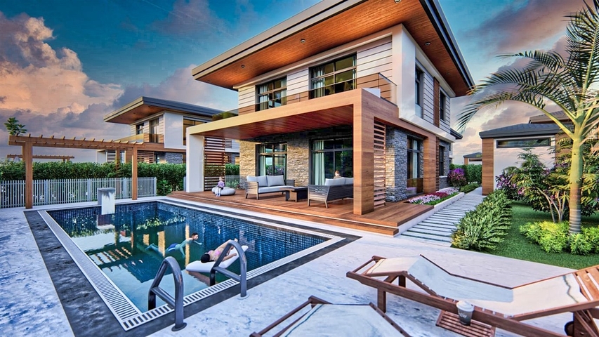 مشروع استثماري لفيلات من 4 غرف نوم في وسط بيليك