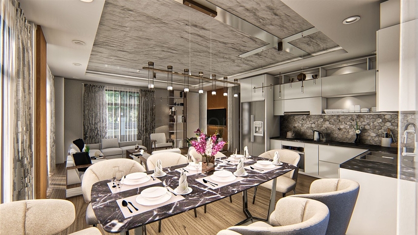 مشروع استثماري لفيلات من 4 غرف نوم في وسط بيليك