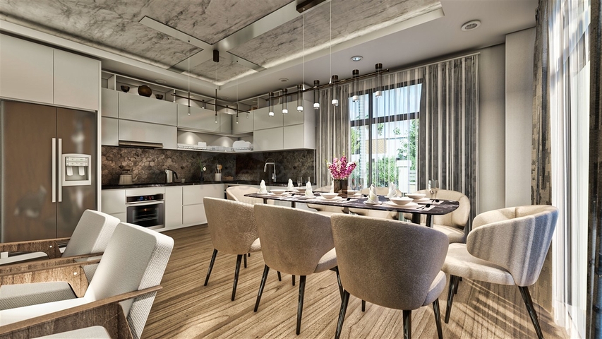 مشروع استثماري لفيلات من 4 غرف نوم في وسط بيليك