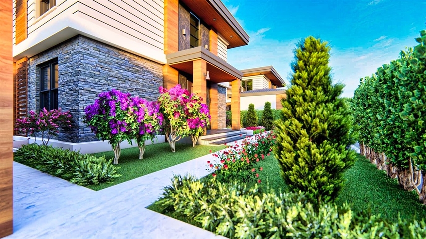 مشروع استثماري لفيلات من 4 غرف نوم في وسط بيليك