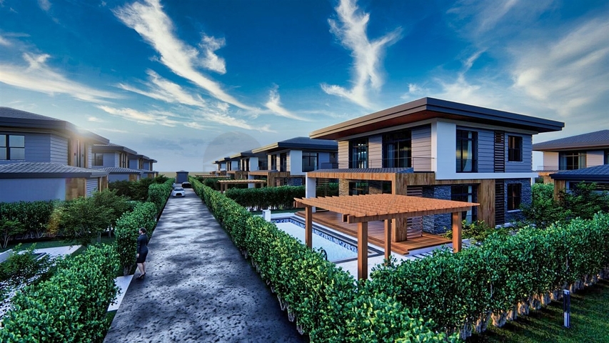 مشروع استثماري لفيلات من 4 غرف نوم في وسط بيليك