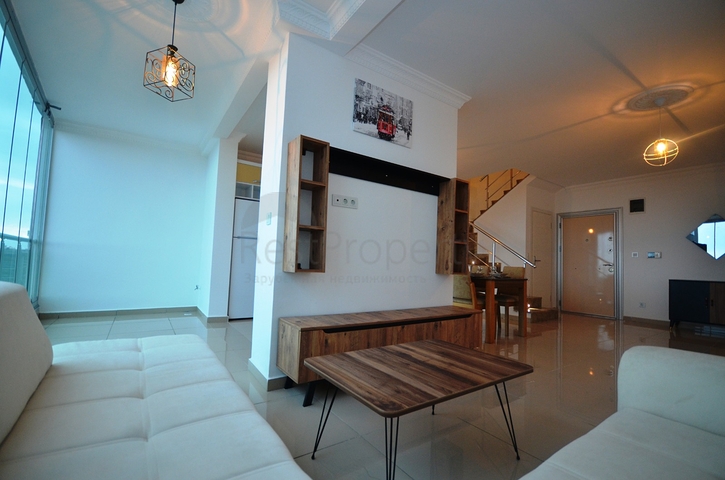 بسعر مناسب - دوبلكس 2 غرفة وصالة -اطلالة بحر - في مهموتلار / الانيا 