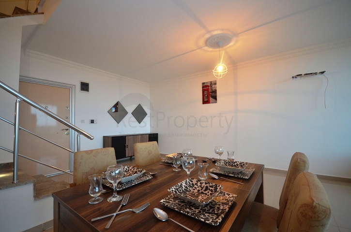 بسعر مناسب - دوبلكس 2 غرفة وصالة -اطلالة بحر - في مهموتلار / الانيا 