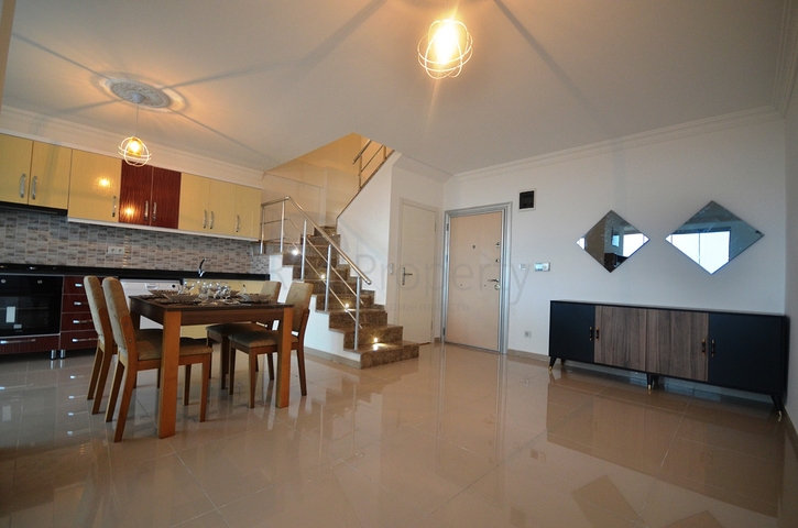 بسعر مناسب - دوبلكس 2 غرفة وصالة -اطلالة بحر - في مهموتلار / الانيا 