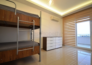 بسعر مناسب - دوبلكس 2 غرفة وصالة -اطلالة بحر - في مهموتلار / الانيا 