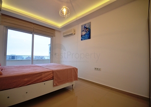 بسعر مناسب - دوبلكس 2 غرفة وصالة -اطلالة بحر - في مهموتلار / الانيا 