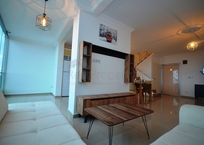 بسعر مناسب - دوبلكس 2 غرفة وصالة -اطلالة بحر - في مهموتلار / الانيا 