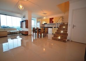 بسعر مناسب - دوبلكس 2 غرفة وصالة -اطلالة بحر - في مهموتلار / الانيا 