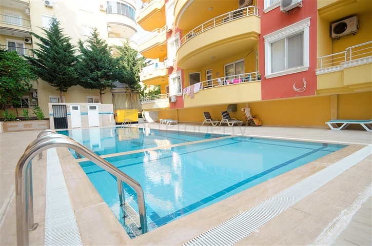 سعر جذاب - شقة مفروشة - غرفتين وصالة -قريبة من الخدمات والبحر -مهموتلار / الانيا 